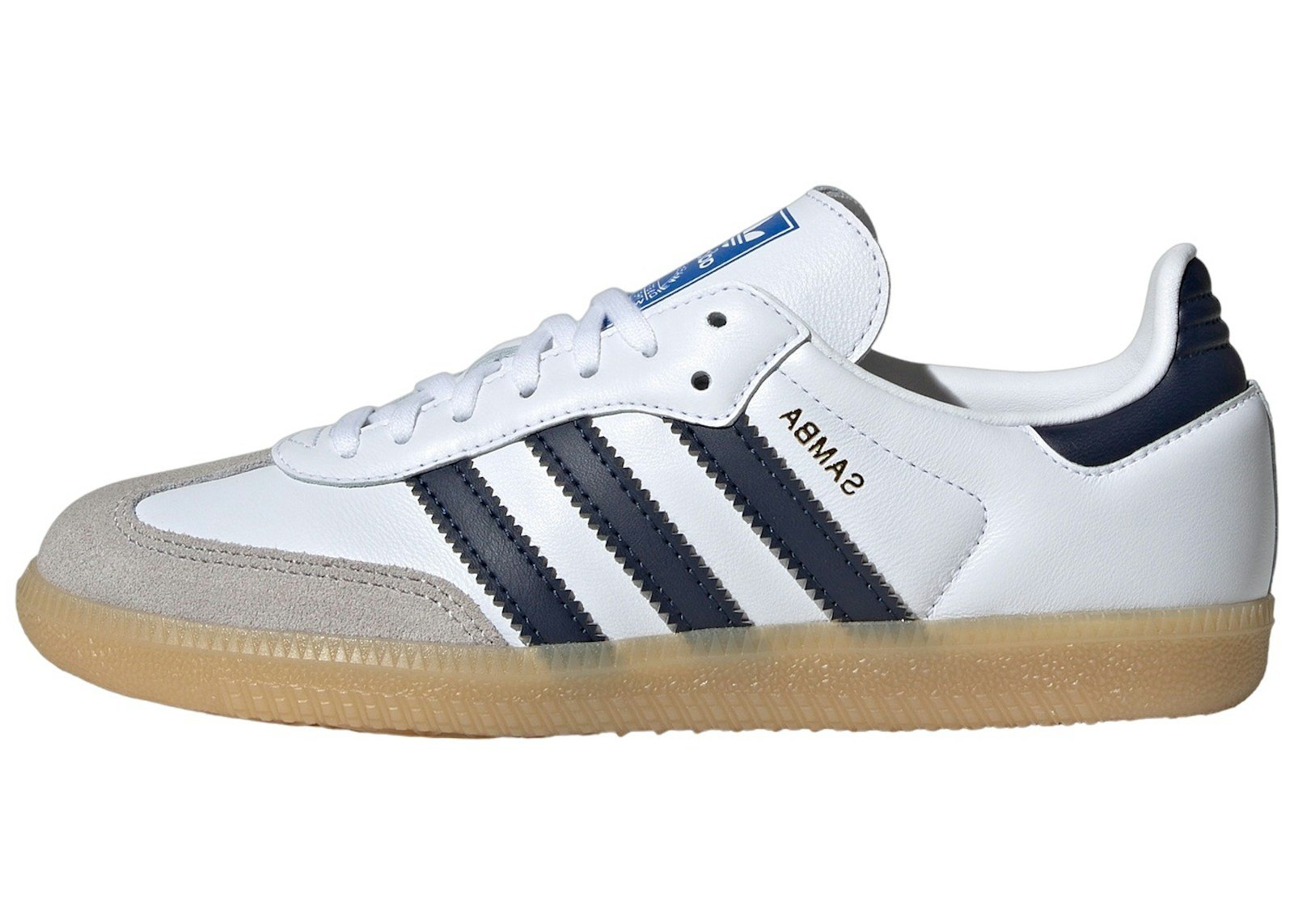 adidas Samba OG Cloud White Collegiate Navy Gum (GS)