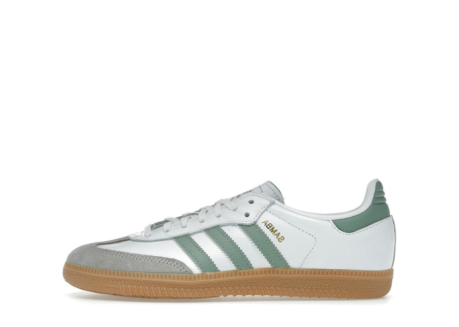 adidas Samba OG Cloud White Silver Green (GS)