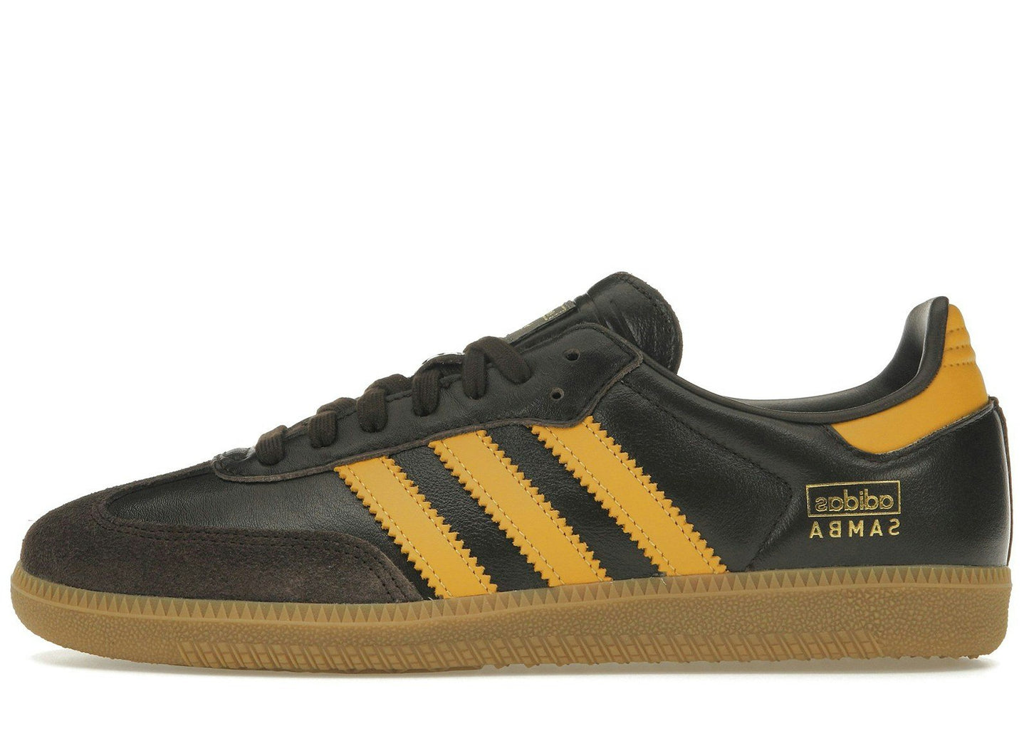 adidas Samba OG Dark Brown Preloved Yellow