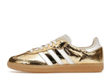 adidas Samba OG Gold Metallic Cracked Leather (Women's)