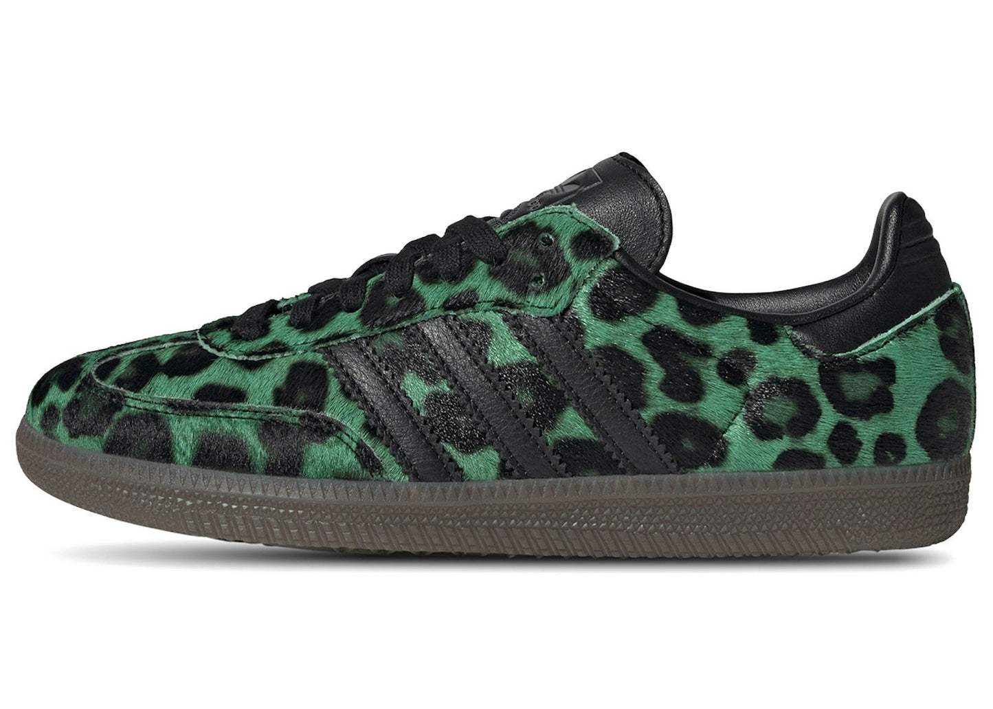 adidas Samba Semi Screaming Green Core Black Gold Metallic (Women's)