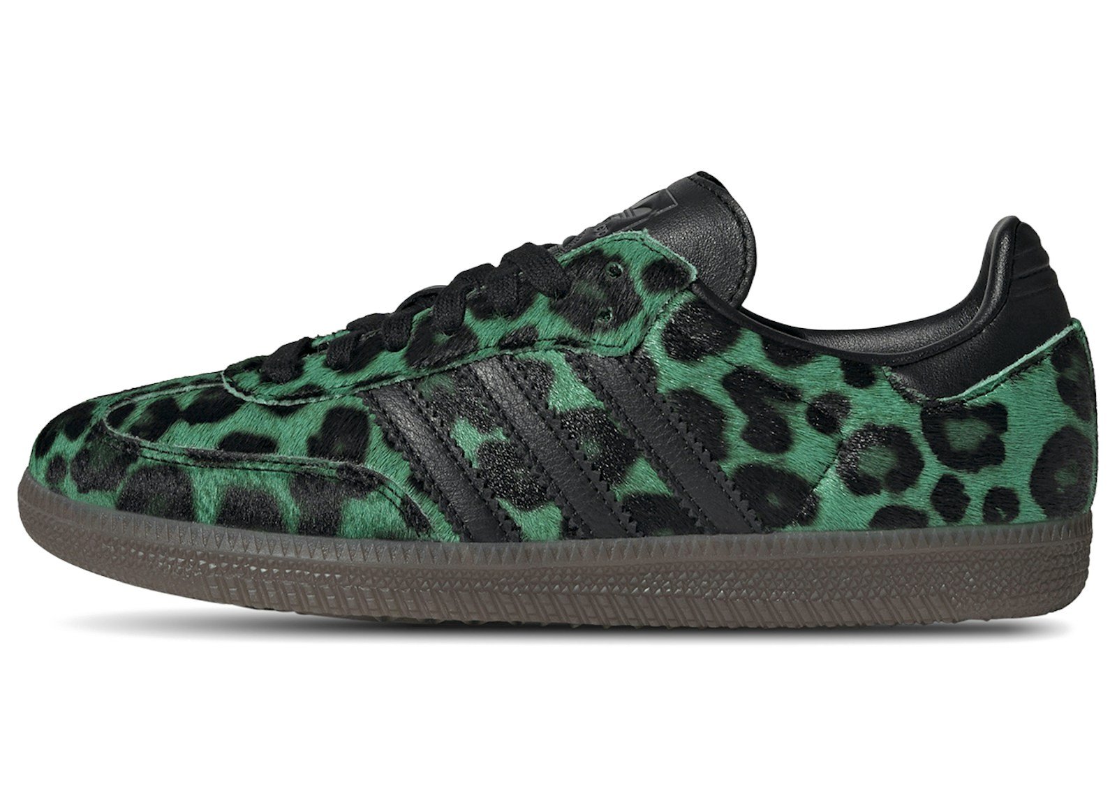 adidas Samba Semi Screaming Green Core Black Gold Metallic (Women's)