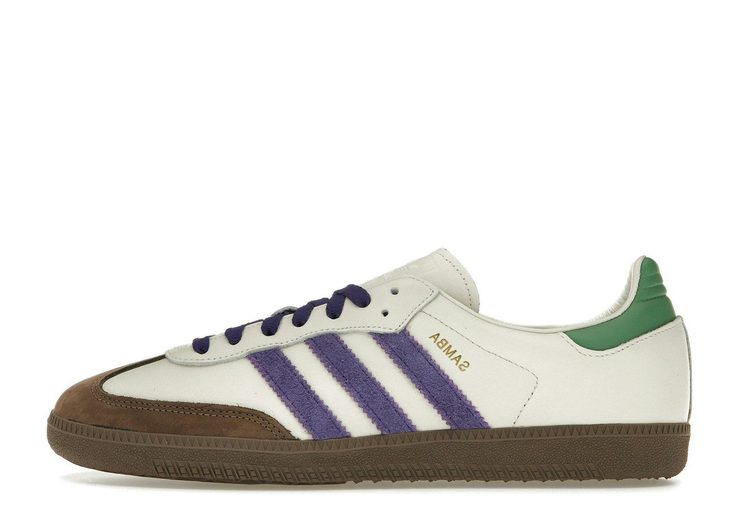 adidas Samba OG Off White Core Purple Green Brown (Women's)
