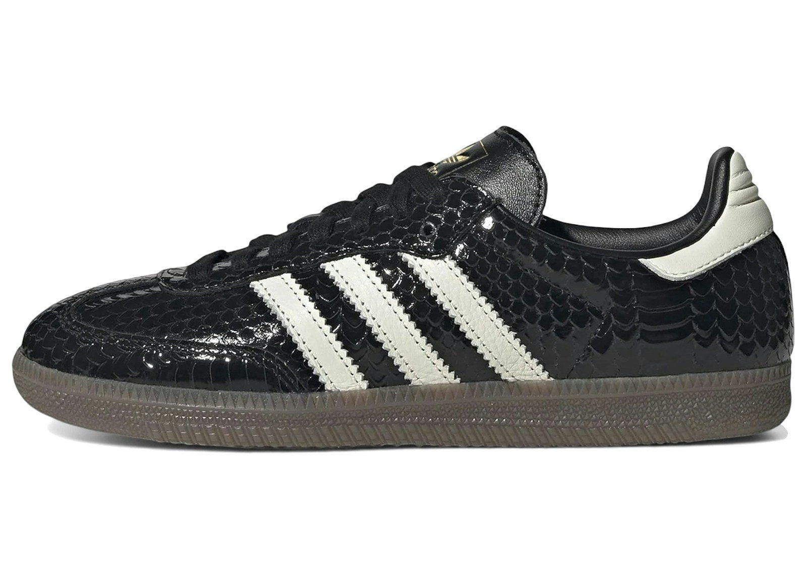 adidas Samba OG Patent Snakeskin Black Off White (Women's)