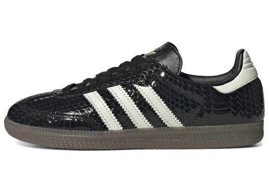 adidas Samba OG Patent Snakeskin Black Off White (Women's)