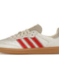 adidas Samba OG Pony Hair Wonder Beige Better Scarlet (Women's)