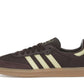 adidas Samba OG Shadow Brown Powder Yellow (Women's)