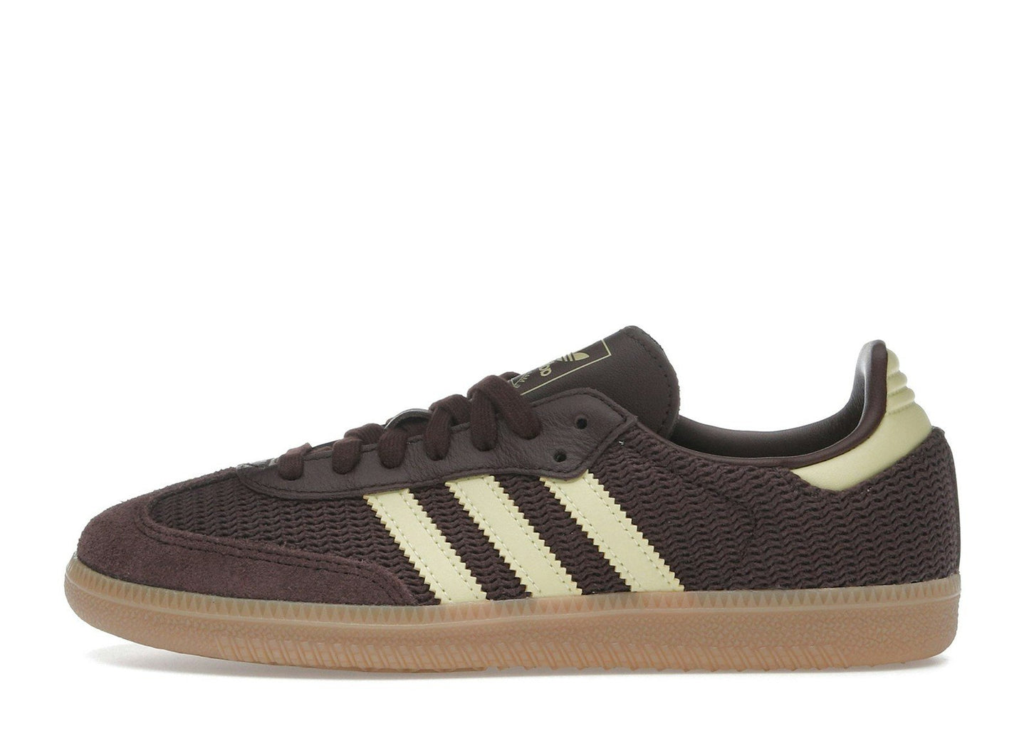 adidas Samba OG Shadow Brown Powder Yellow (Women's)