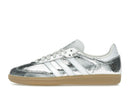 adidas Samba OG Silver Metallic Cracked Leather (Women's)