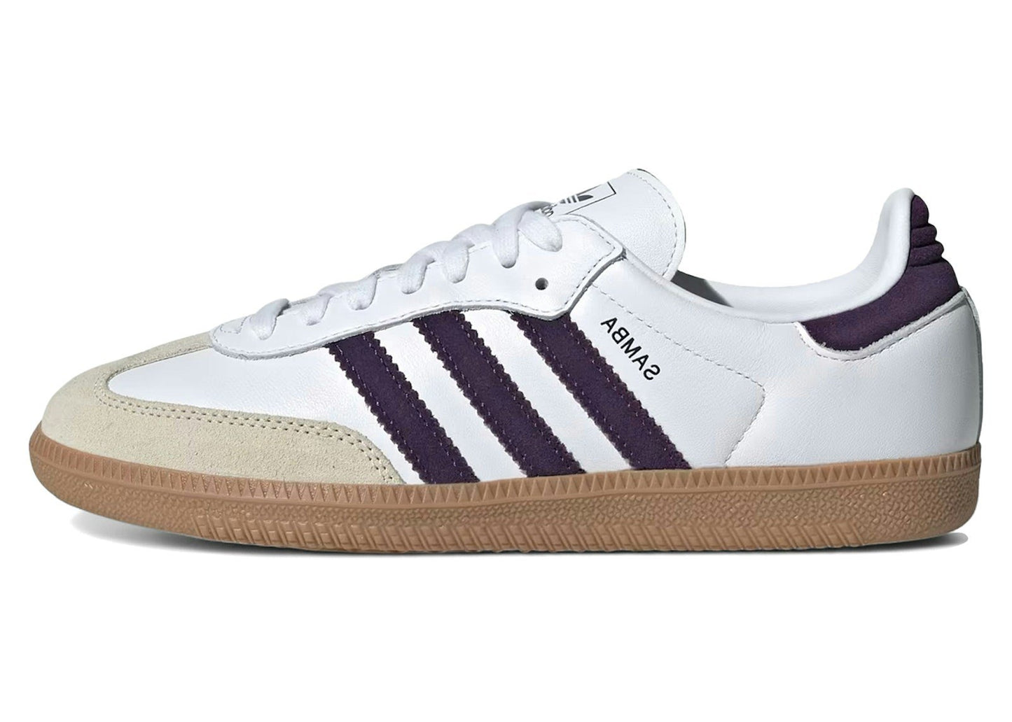 adidas Samba OG White Alumina Aurora Plum (Women's)