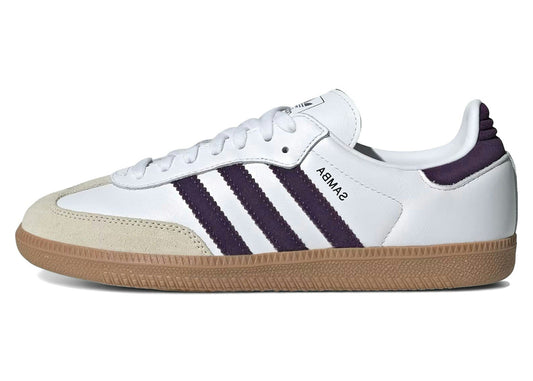 adidas Samba OG White Alumina Aurora Plum (Women's)
