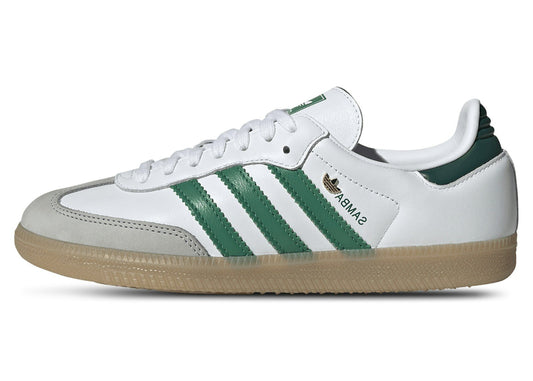 adidas Samba OG White Bold Green Collegiate Green (Women's)
