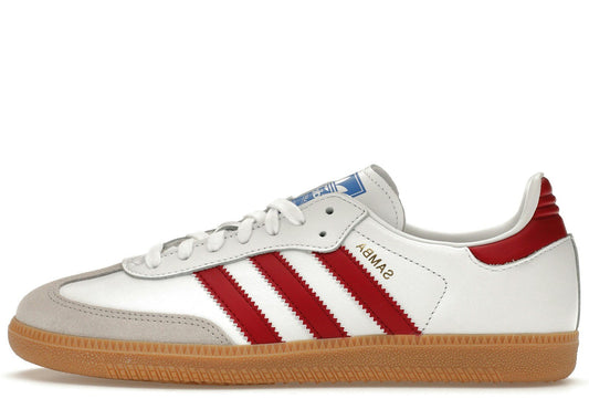 adidas Samba OG White Burgundy Gum
