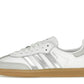 adidas Samba OG White Silver Metallic Grey (Women's)