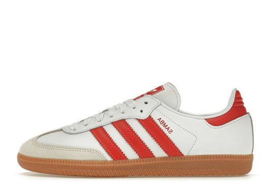 adidas Samba OG White Solar Red Gum (Women's)