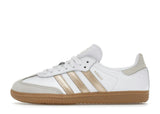 adidas Samba OG White Wonder Gold Metallic (Women's)