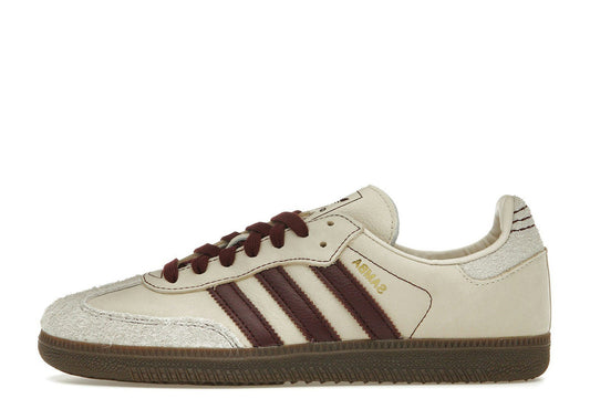 adidas Samba OG Wonder White Maroon (Women's)