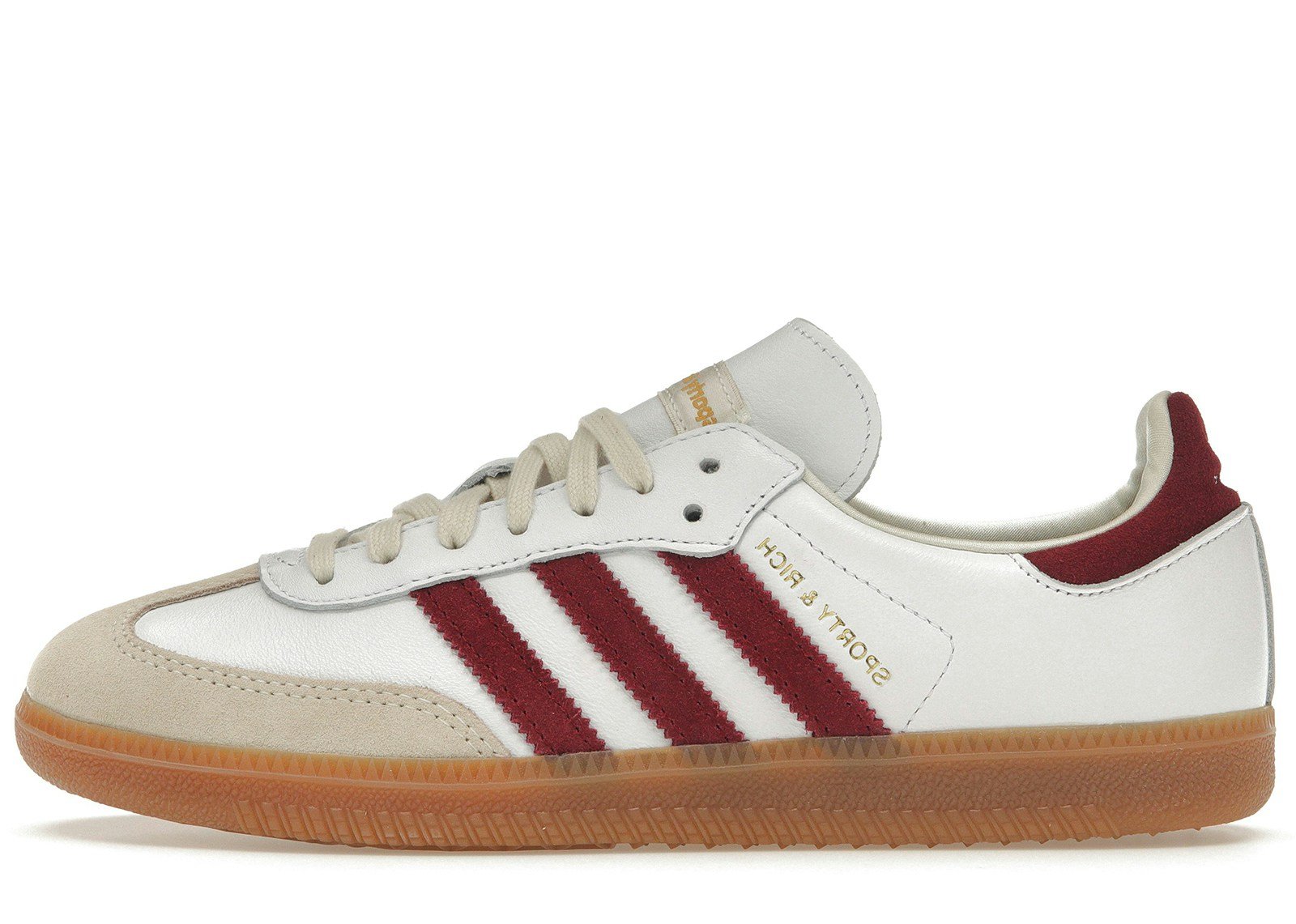 adidas Samba Sporty & Rich White Collegiate Burgundy