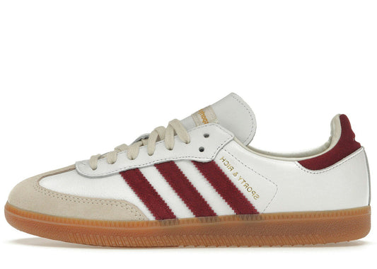 adidas Samba Sporty & Rich White Collegiate Burgundy