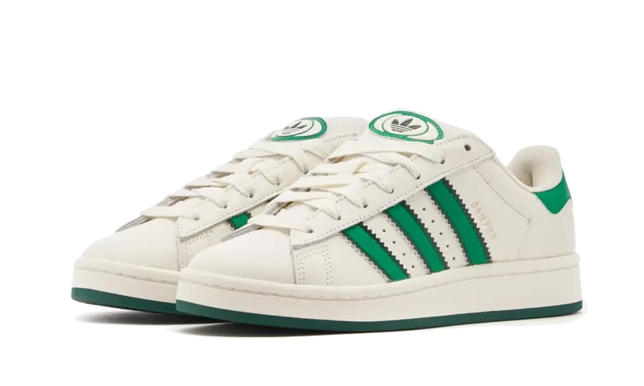 Campus 00s Core White Green (IF8762) - 36 2/3 EU - 4.5 US - White | SOSUKICKS