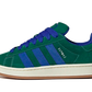 Campus 00s Dark Green Semi Lucid Blue (HQ4571) - EU 36–46.666666666666664 - Blue | SOSUKICKS