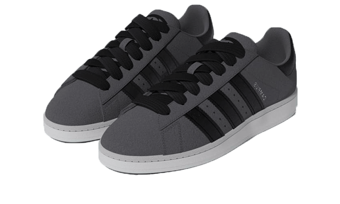 Campus 00s Grey Six Core Black (HQ8709) - 36 2/3 EU - 4.5 US - Black | SOSUKICKS