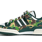Adidas Forum 84 Low Bape 30th Anniversary Green Camo