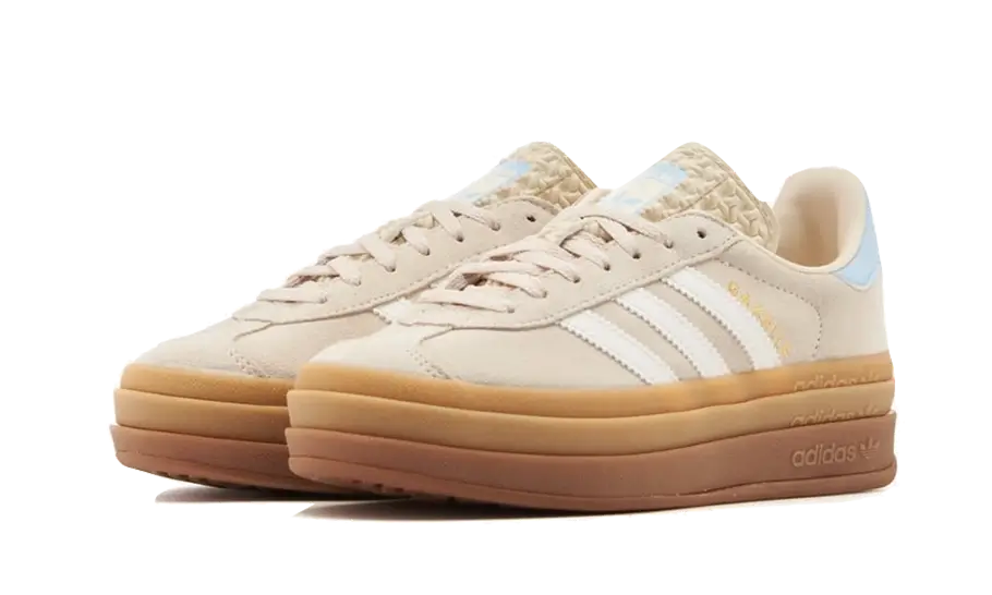 Gazelle Bold Wonder White Clear Sky (JH5540) - 36 EU - 4Y US - White | SOSUKICKS