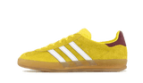 adidas Gazelle Indoor Bright Yellow Collegiate Burgundy (Women's)