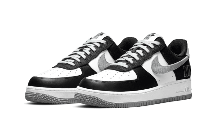 Nike Air Force 1 Low '07 LV8 EMB Black Silver