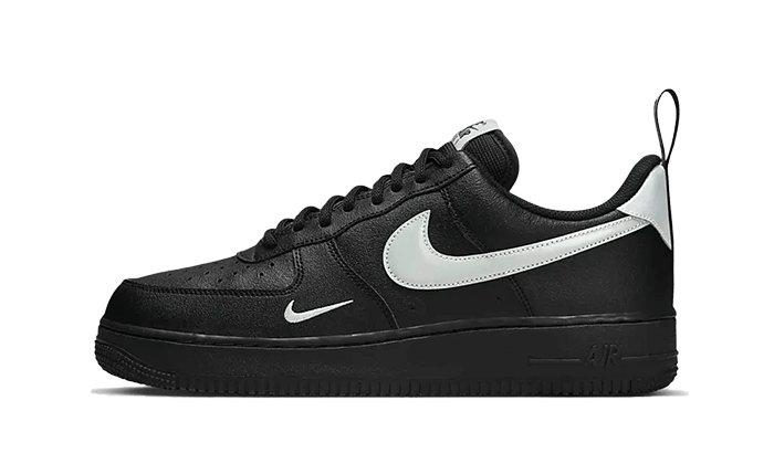 Nike Air Force 1 Low Black Metallic Silver