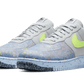 Nike Air Force 1 Low Crater Pure Platinum Barely Volt