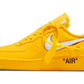 Nike Air Force 1 Low Off-White University Gold Metallic Silver - DD1876-700