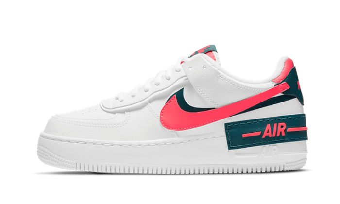 Air Force 1 Shadow White Dark Teal Solar Red (DB3902-100) - EU 36–42 - Red | SOSUKICKS