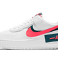 Nike Air Force 1 Shadow White Dark Teal Solar Red - DB3902-100