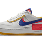 Nike Air Force 1 Shadow White Flash Crimson Astronomy Blue - CI0919-105