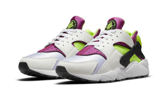 Nike Air Huarache Run Neon Yellow Magenta (2021)