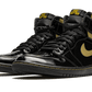 Air Jordan 1 High Black Metallic Gold - 555088-032