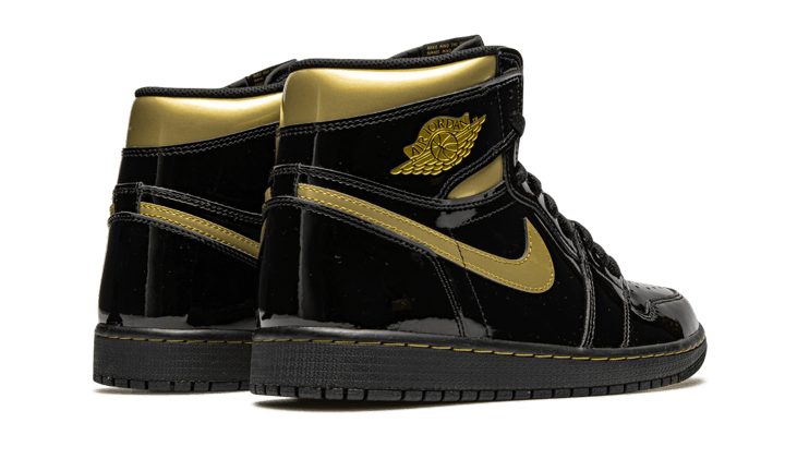 Air Jordan 1 High Black Metallic Gold (555088-032) - 36.5 EU - 4.5Y US - Yellow | SOSUKICKS