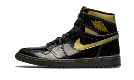 Air Jordan 1 High Black Metallic Gold - 555088-032
