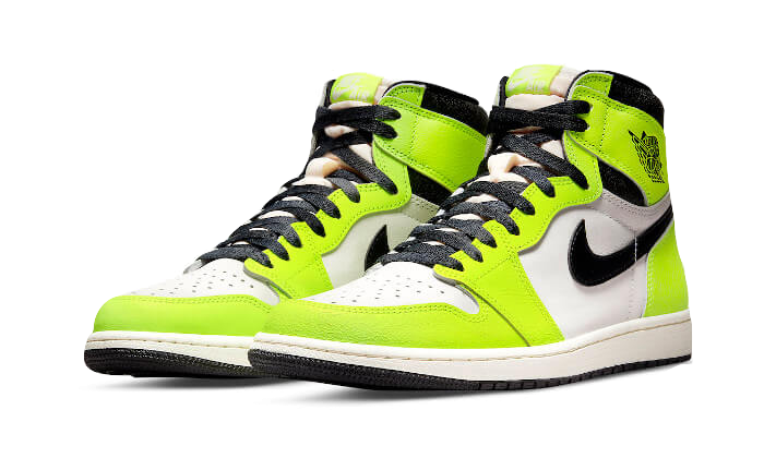 Air Jordan 1 High OG Visionaire (Volt) (555088-702) - 36.5 EU - 4.5 US - White | SOSUKICKS