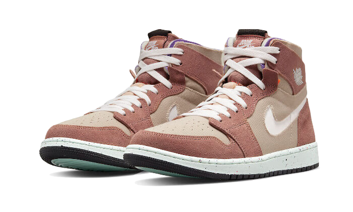 Air Jordan 1 High Zoom Air CMFT Fossil Stone (CT0978-201) - 40.5 EU - 7.5 US - Gray | SOSUKICKS