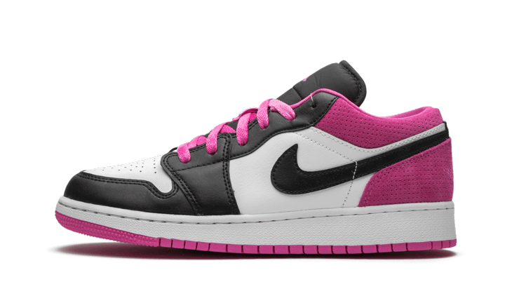 Air Jordan 1 Low Black Active Fuchsia - CK3022-005