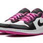 Air Jordan 1 Low Black Active Fuchsia - CK3022-005