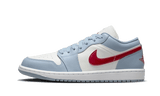 Jordan 1 Low Blue Whisper Dune Red (Women's)