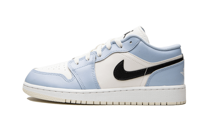 Air Jordan 1 Low Ice Blue Black (554723-401) - EU 35.5–40 - Black | SOSUKICKS