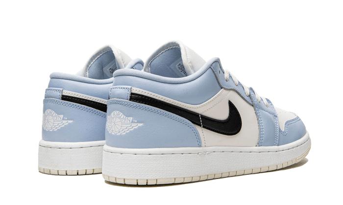 Air Jordan 1 Low Ice Blue Black (554723-401) - 36.5 EU - 4.5Y US - Black | SOSUKICKS