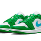 Air Jordan 1 Low Lucky Green Aquatone