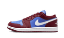 Jordan 1 Low Pomegranate Medium Blue (Women's)