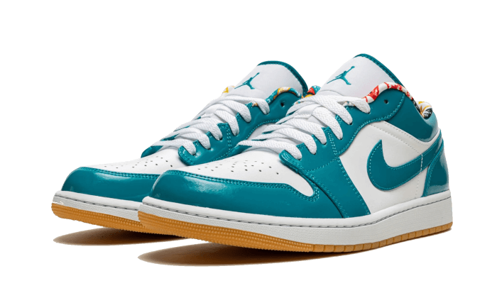 Air Jordan 1 Low SE Barcelona Print (DM0589-400) - 36 EU - 4Y US - Blue | SOSUKICKS
